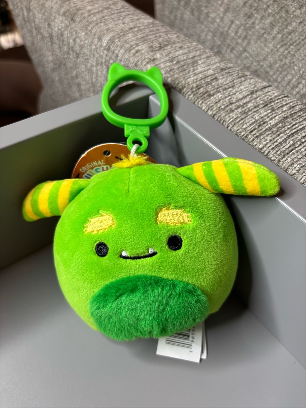 Squishmallows Callum the Green Monster 3.5 Inch Clip NEW Holiday Gift Halloween